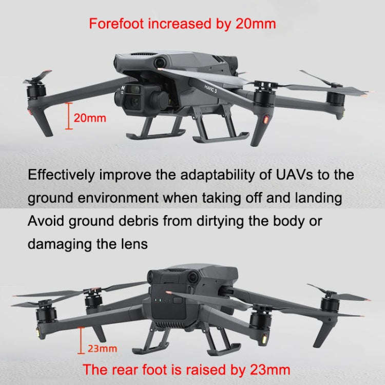 BRDRC Foldable Heightening Landing Gear Lifting Support Accessories For DJI MAVIC 3