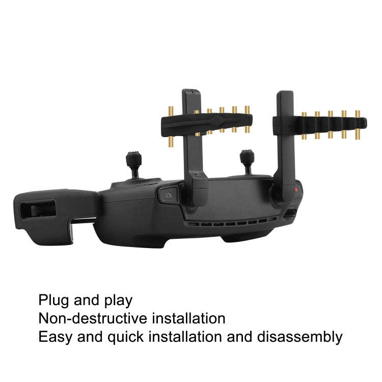 BRDRC Antenna Range Extender Signal Amplifier For DJI Mini SE/MAVIC 2/Pro/Air(Gray Copper)