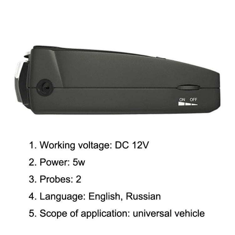 STR-525 Electronic Dog Car Radar Full Frequency Flow Speed Early Warning Device