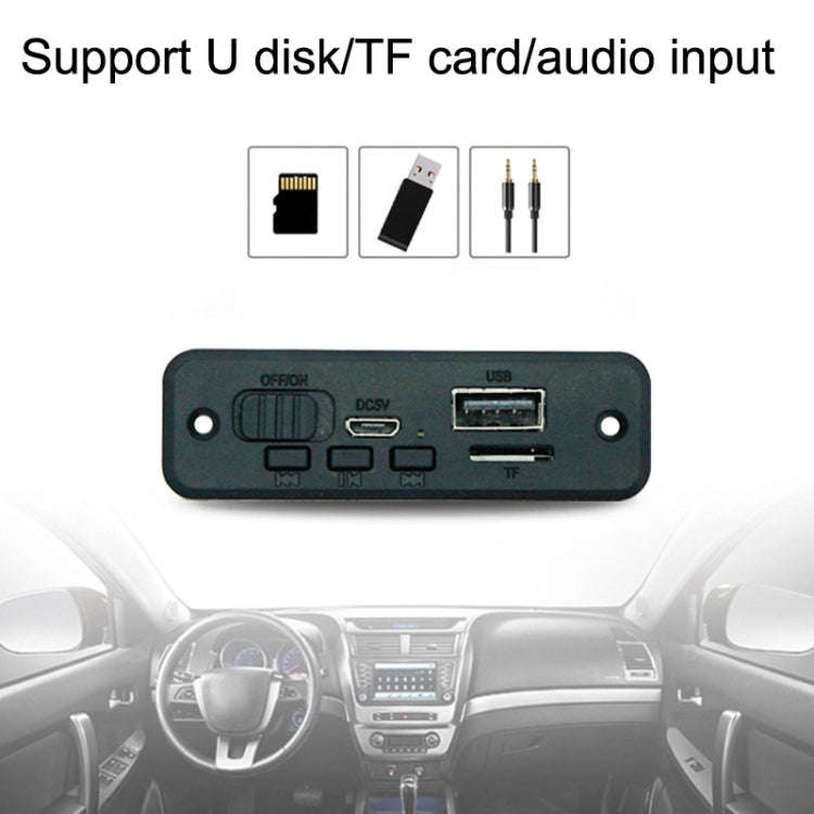 JQ-D102BT With Amplifier Recording Calls MP3 Bluetooth Decoder Board Module(Black)