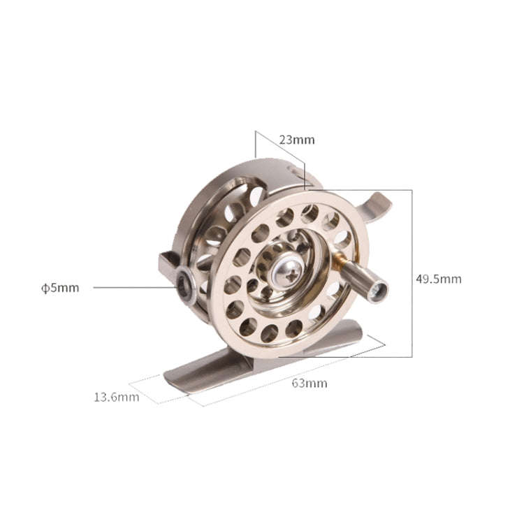 LEO 27757 Fast Reel Before Reeling Lever Brake Ice Fishing Reel, Specification: BLD 50 Right Hand