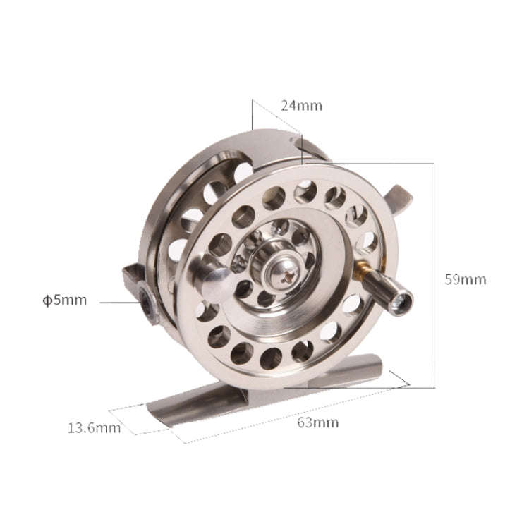 LEO 27757 Fast Reel Before Reeling Lever Brake Ice Fishing Reel, Specification: BLD 60 Right Hand