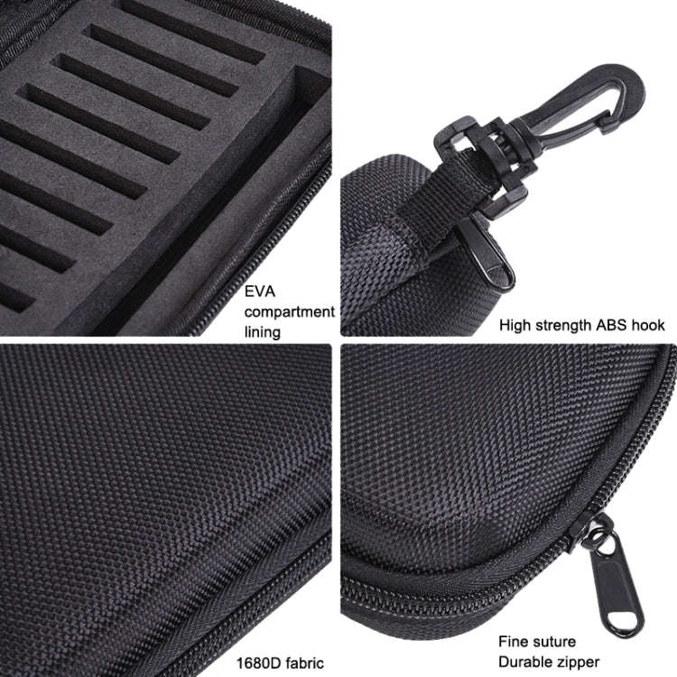 LEO 28007 Composite Fly Sequenant Small Pack EVA Bait Fishing Gear Bag(Black)