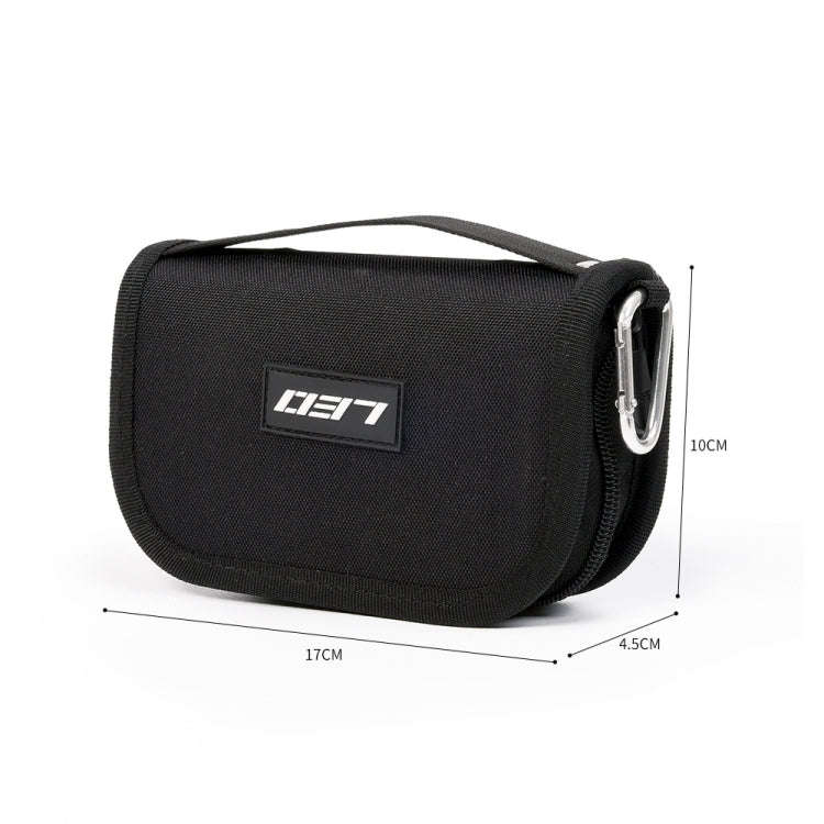 LEO 27885 Luya Sencerbag Portable Fish Hook Fishing Gear Package(Black)