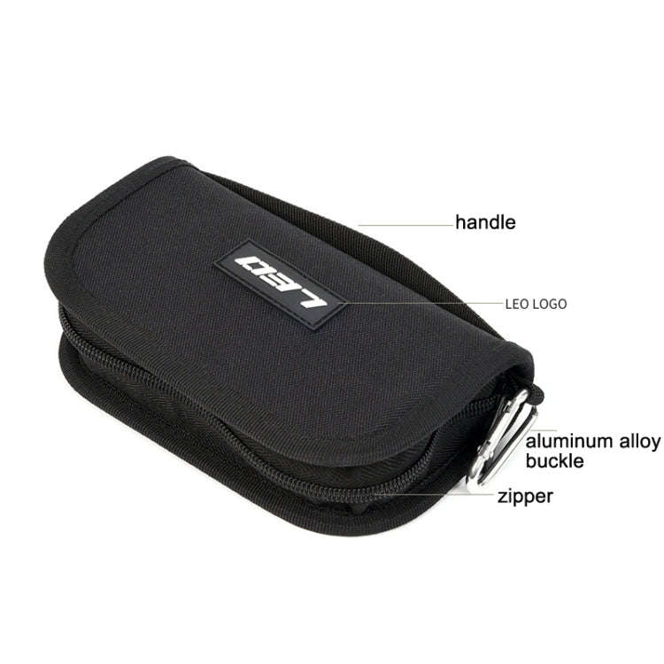 LEO 27885 Luya Sencerbag Portable Fish Hook Fishing Gear Package(Black)