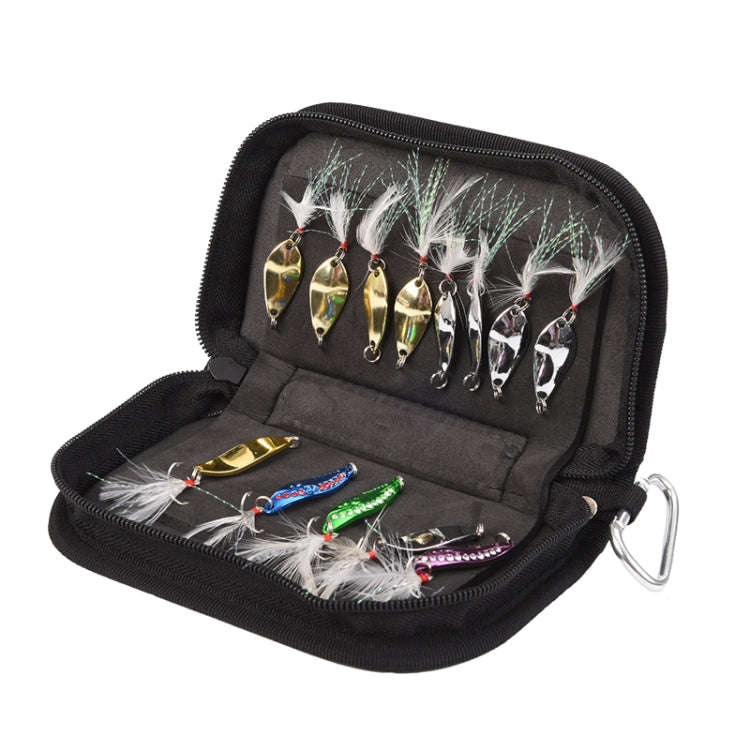 LEO 27885 Luya Sencerbag Portable Fish Hook Fishing Gear Package(Black)