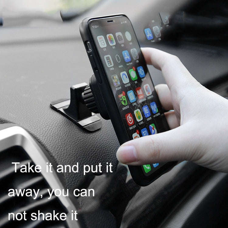 SUMITAP STM-xk565 Car Magnetic Mobile Phone Navigation Bracket Sticky Arc Base(Deep Black)