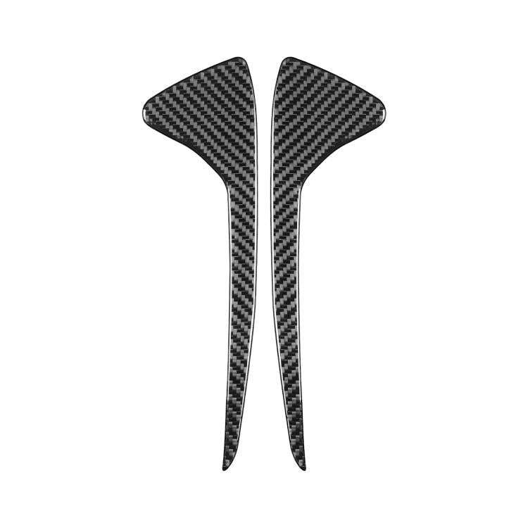 For Chevrolet Corvette C8 2pcs /Set Front Groove Side Decoration Sticker(Black)