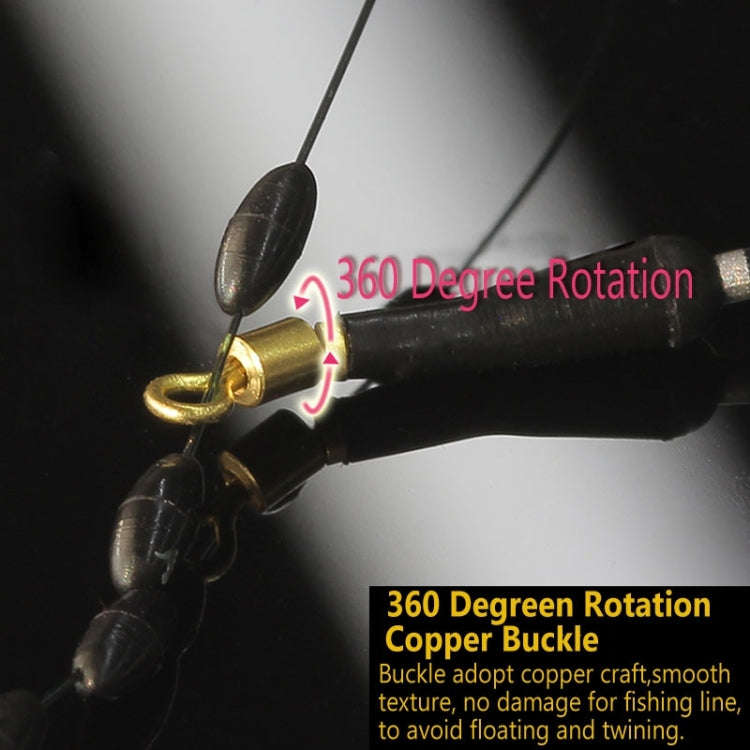 100 PCS / Bag LEO 27933 Rotating Movable Floating Seat Floating Socket Fishing Gear, Specificatio...