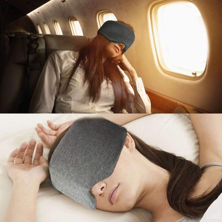 Oversized Cotton Breathable Blackout Sleep Eye Mask(Black)
