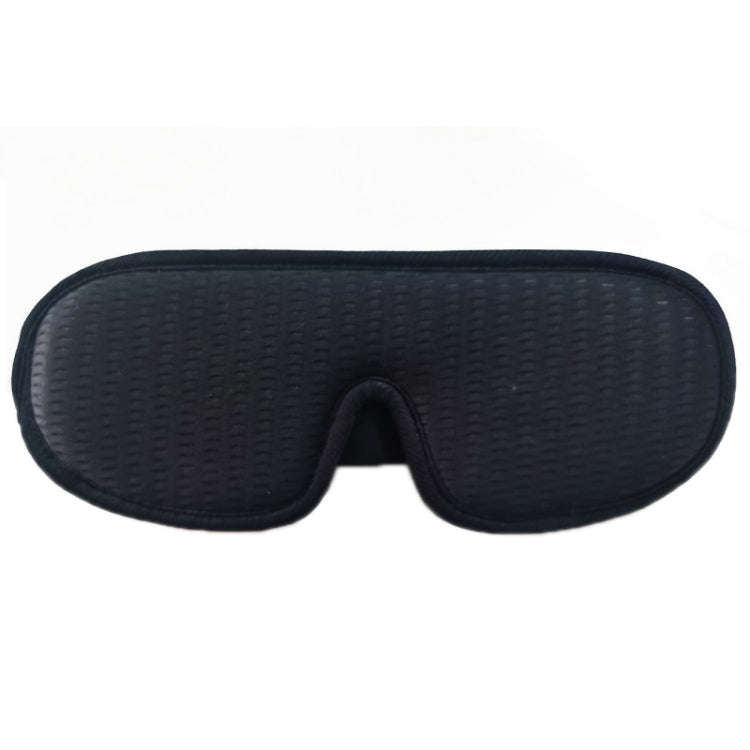 3D Breathable Shading Eye Protection Sleep Eye Mask(Black)