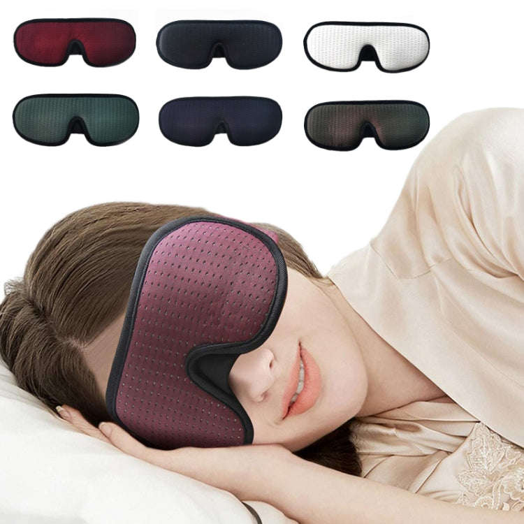 3D Breathable Shading Eye Protection Sleep Eye Mask(Gray)