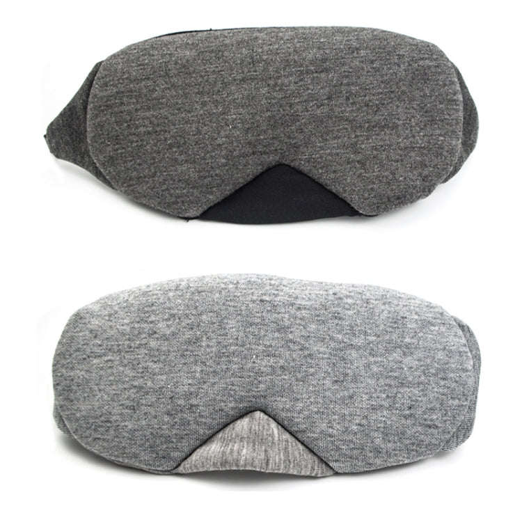 Wire Nose Adjustable Breathable Sleeping Eye Mask(Black)