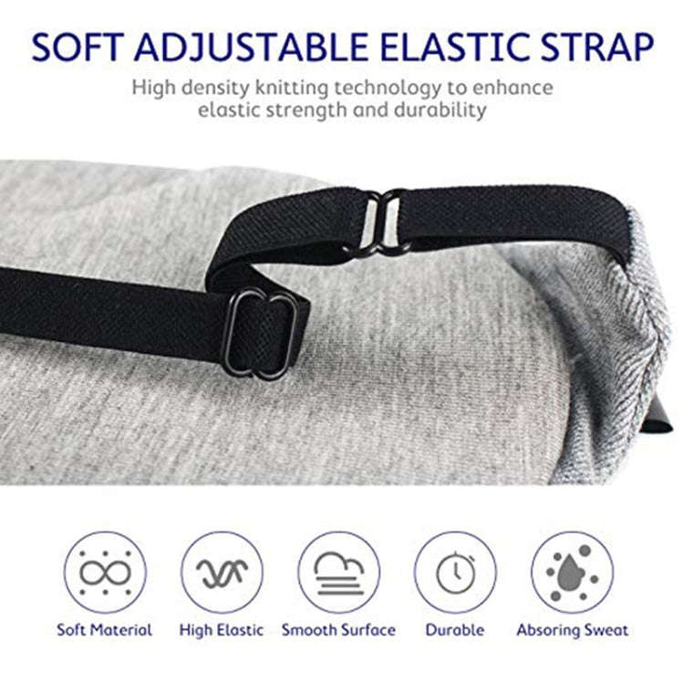 Wire Nose Adjustable Breathable Sleeping Eye Mask(Black)