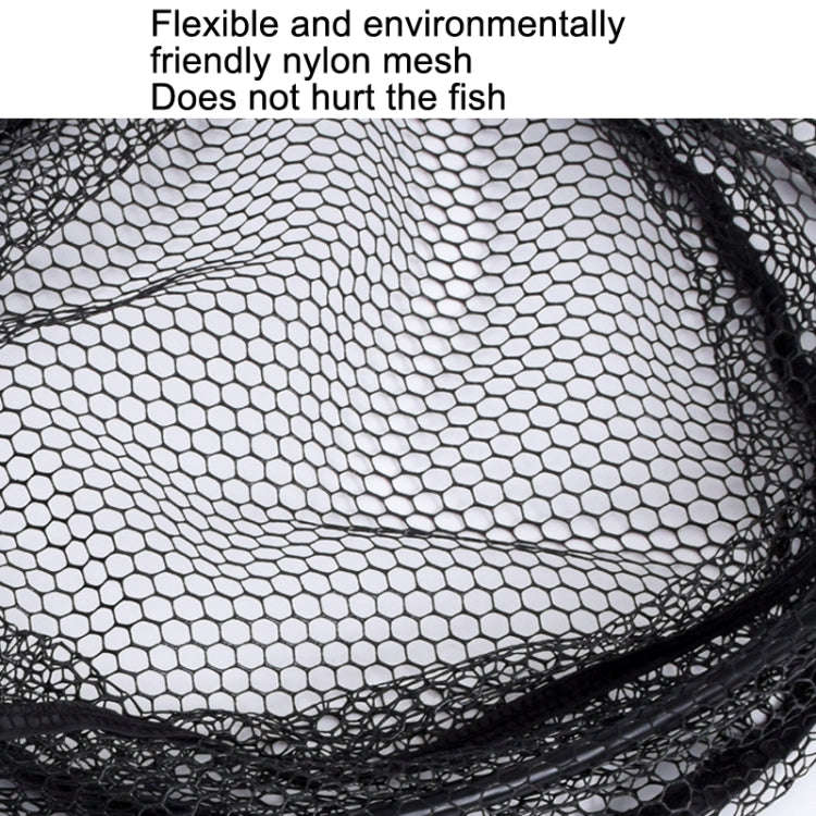 LEO 27560 Hanging Plastic Flying Fishing Handwriting Net Single Section Fish Net(Black)