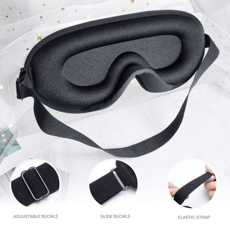 Three-Dimensional Breathable Hollow Sleep Shading Eye Mask, Specification: Gray