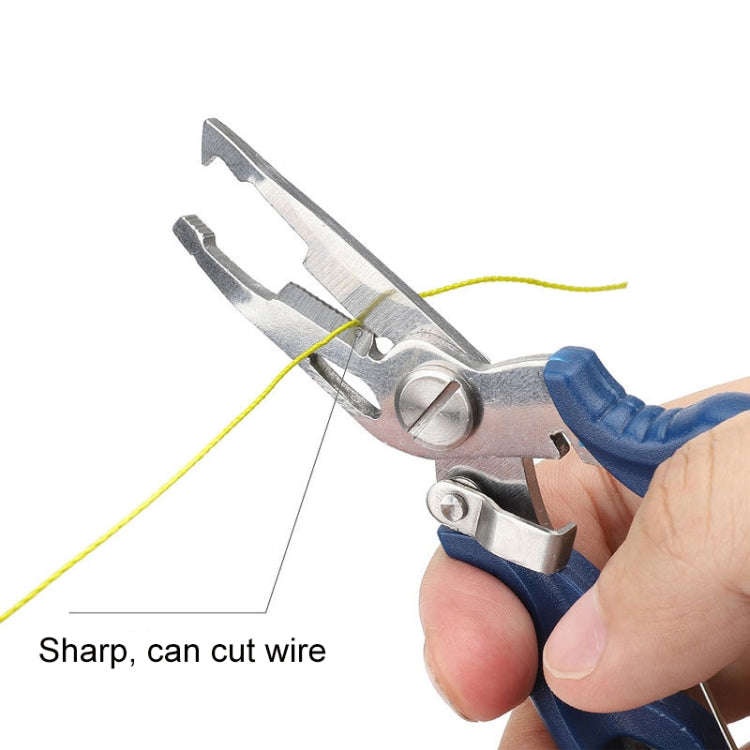 Lure Fishing Pliers Hook Picker Lure Pliers + Anti-lost Rope(Black)