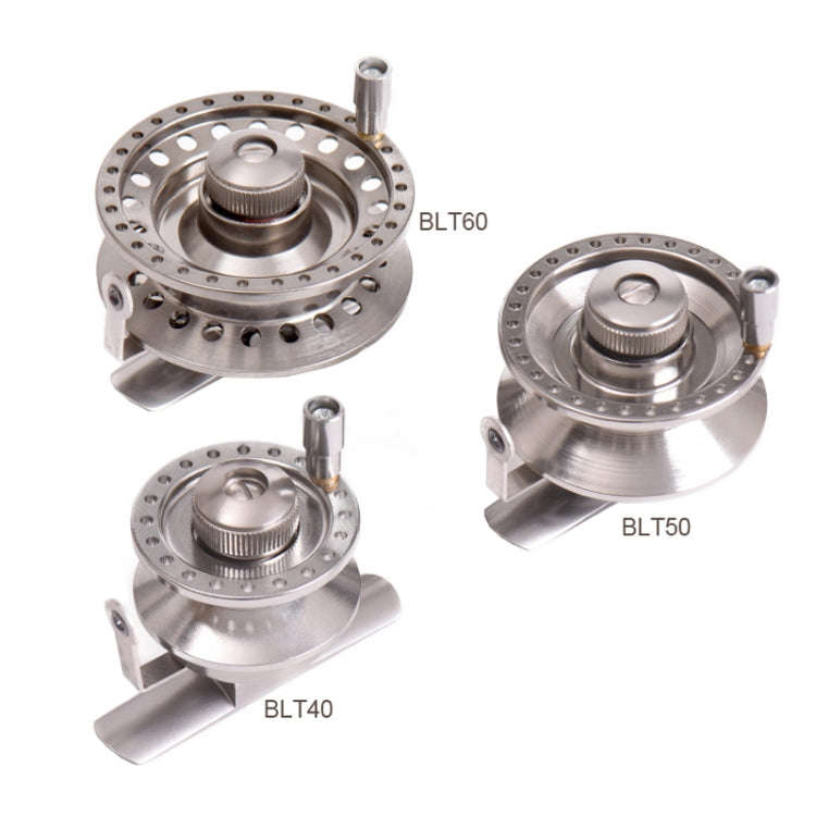 LEO 27758 Side Foot Front Reel With Guide Ring Ice Fishing Reel, Specification: BLT-50 Right Hand