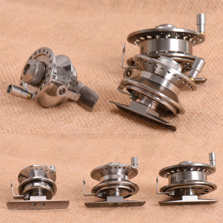 LEO 27758 Side Foot Front Reel With Guide Ring Ice Fishing Reel, Specification: BLT-50 Right Hand
