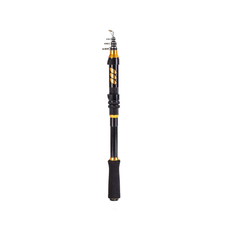 LEO 28004 Short Carbon Sea Pole Mini Road Fishing Rod Fishing Gear, Length: 150cm