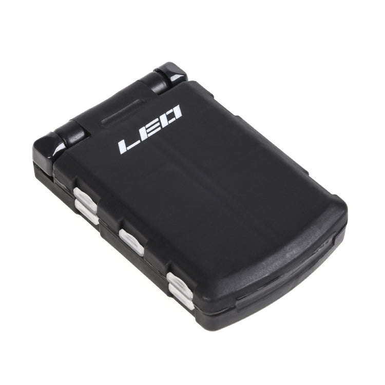LEO 28054 Semi Automatic Opening And Closing Accessories Box Fish Hook Tools Box, Size: Small
