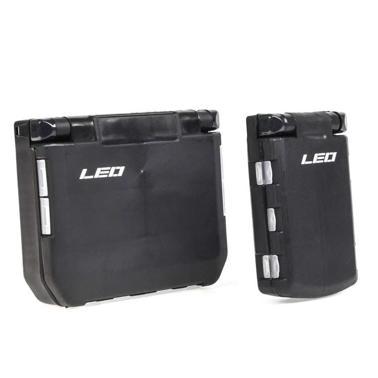 LEO 28054 Semi Automatic Opening And Closing Accessories Box Fish Hook Tools Box, Size: Large