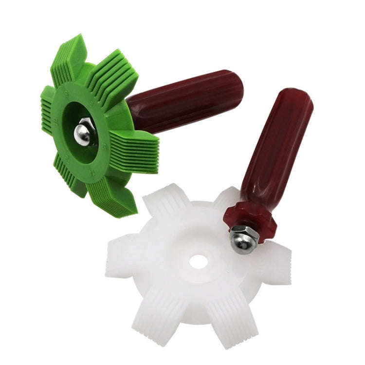 2 PCS Air Conditioner Blade Condenser Cleaning Fin Comb Brush(Green)
