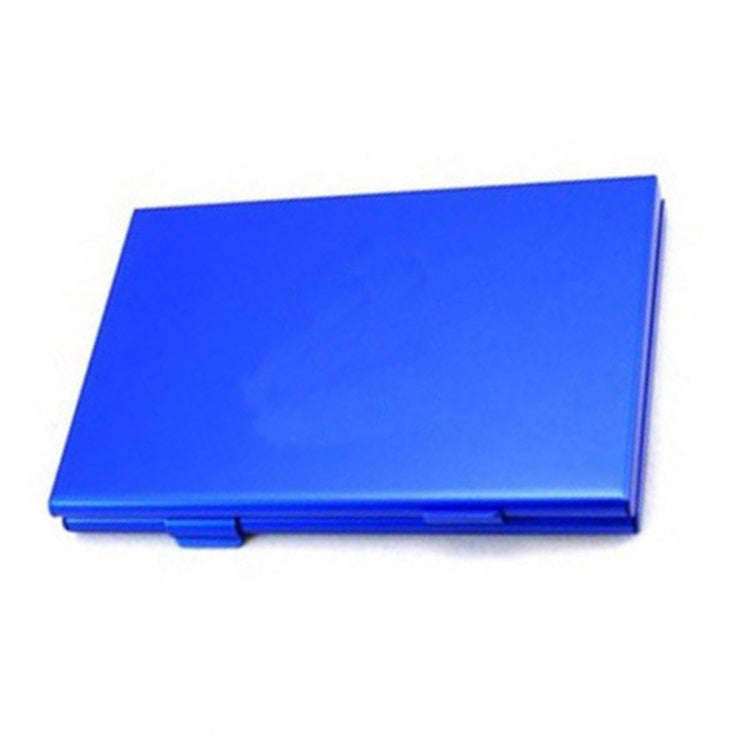 Game Card Storage Aluminum Alloy Organizer Pack For Nintendo Switch(Blue)