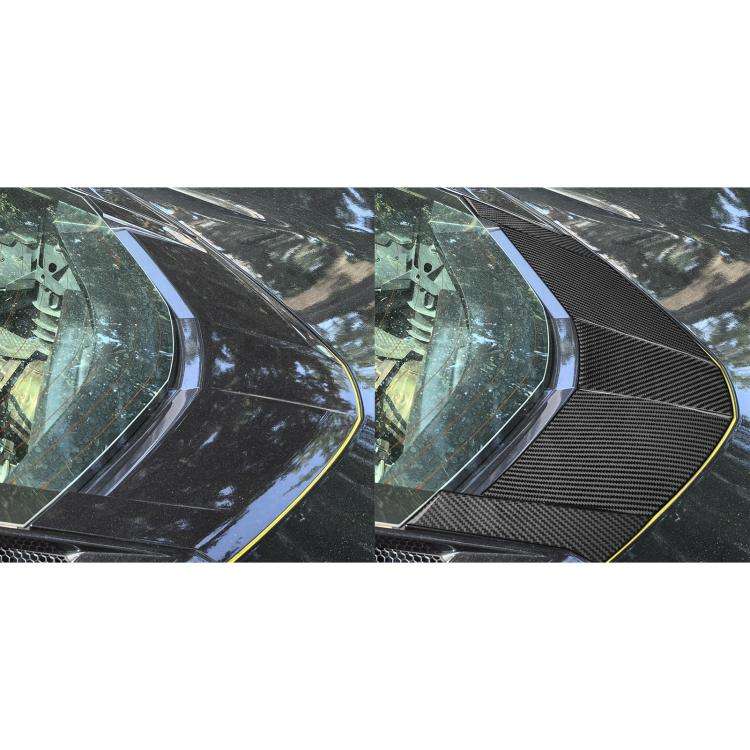 For Chevrolet Corvette C8 5pcs /Set Engine Under-Mount Stickers(Black)