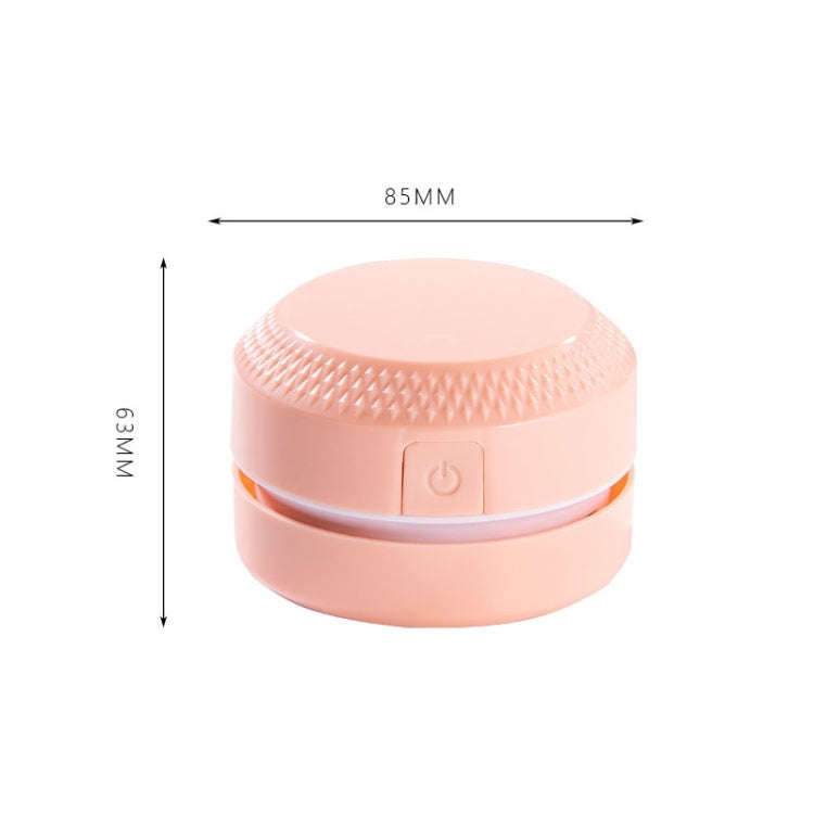 2PCS Desktop Mini Vacuum Cleaner Rubber Confetti Keyboard Cleaner(Pink)