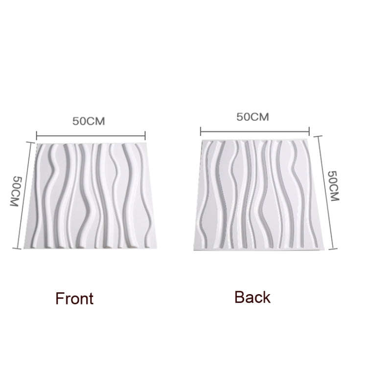 PVC Material Stereo 3D Shooting Background Board Photo Props,50 X 50cm(D133 Cook White)