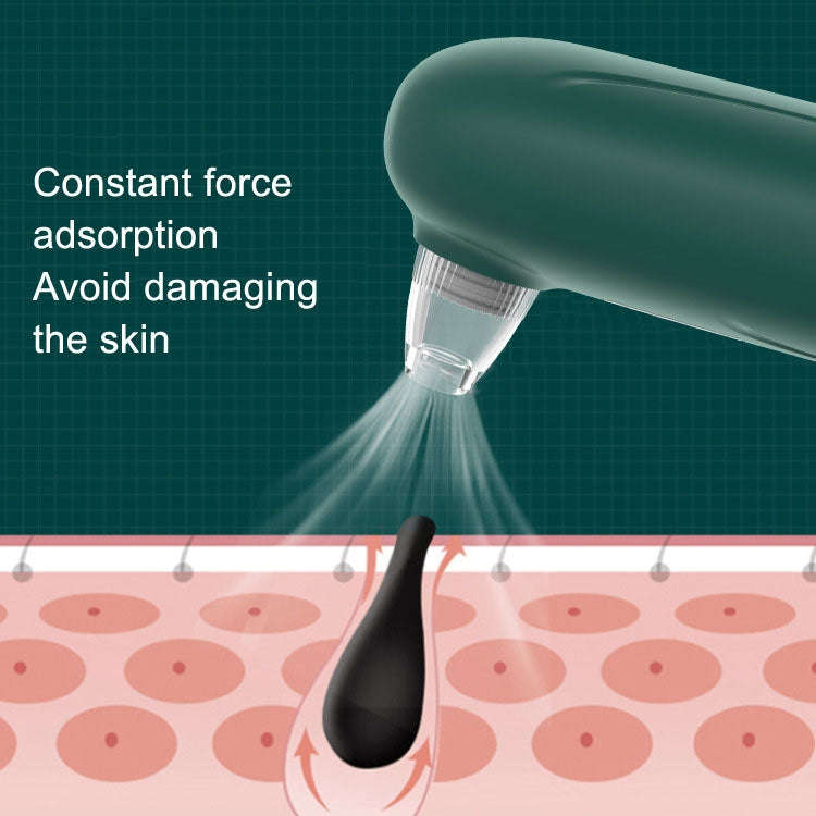 Visual Blackhead Cleaner Electric Blackhead Absorber(Green)