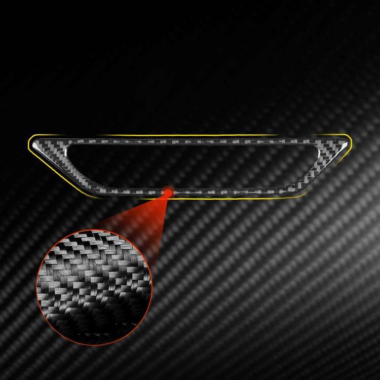For Chevrolet Corvette C8 Trunk Handle Decoration Sticker(Black)