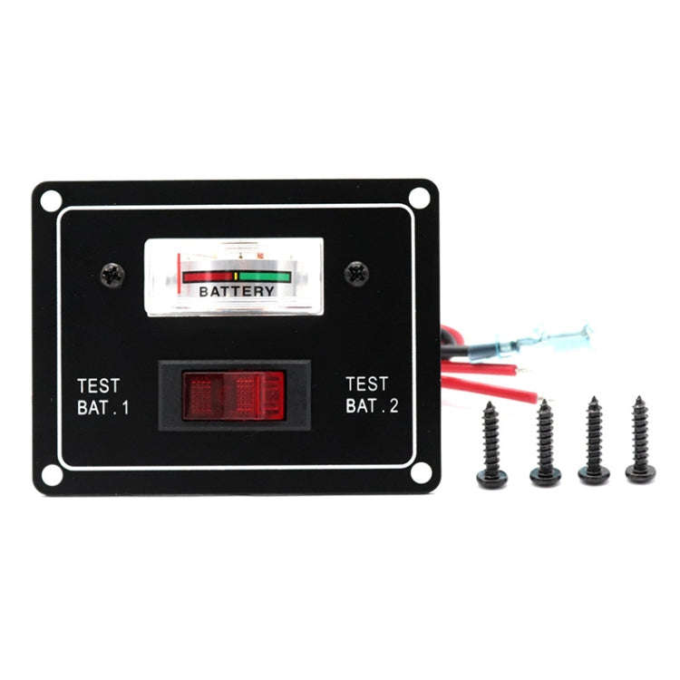 AOS3044 Marine Dual Battery Tester Pointer Voltmeter