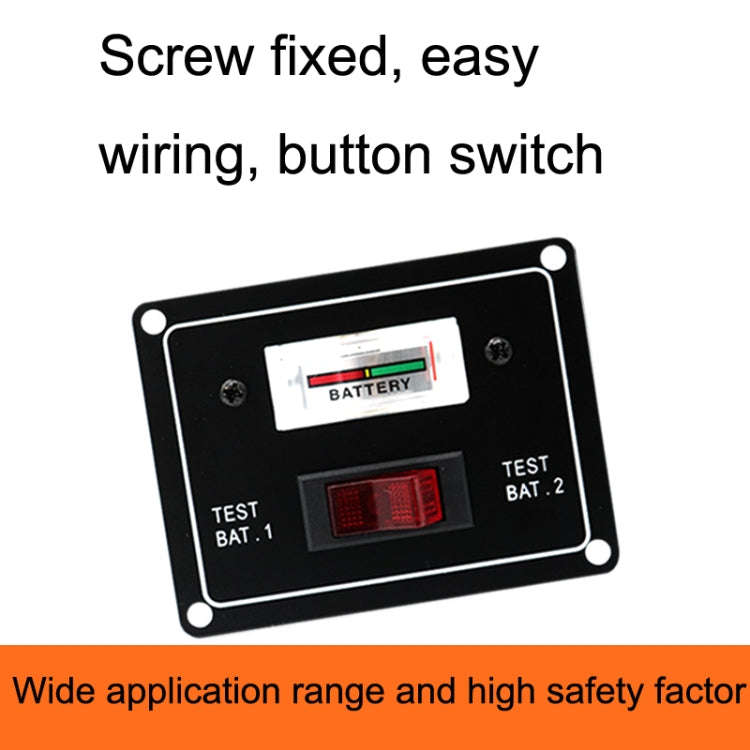 AOS3044 Marine Dual Battery Tester Pointer Voltmeter