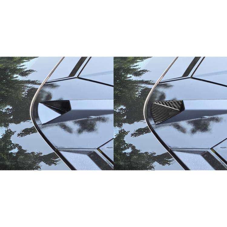For Chevrolet Corvette C8 Rear Camera Triangle Sticker(Black)