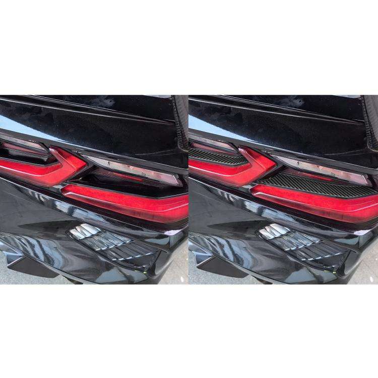 For Chevrolet Corvette C8 4pcs /Set Taillight Decorative Strip(Black)