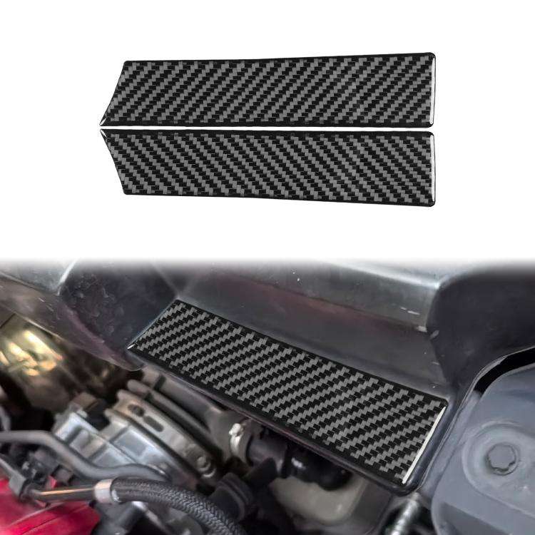 For Chevrolet Corvette C8 2pcs /Set Rear Engine Trim Strip(Black)