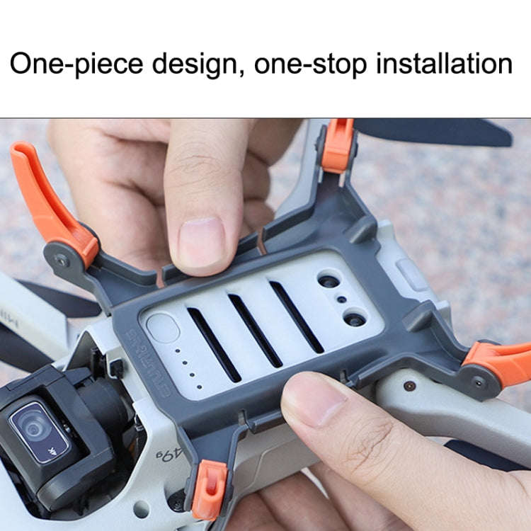 Sunnylife LG380 Heightening Spider Tripod Folding Drop Protection Bracket For DJI Mini 2 / SE(Grey)