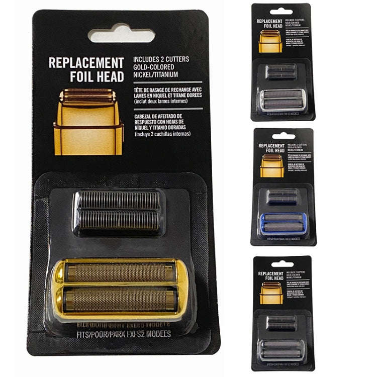 Electric Razor Trimmer Head Cover For Babylis,Style: Golden Cover+Knife Net