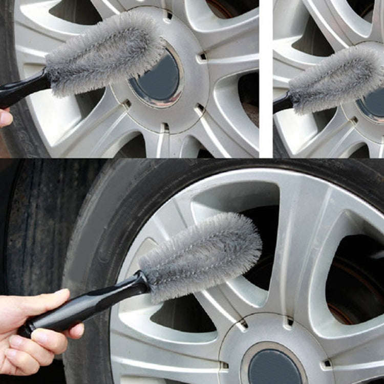 4 PCS Car Wheel Brush Car Washing Supplies(Grey)