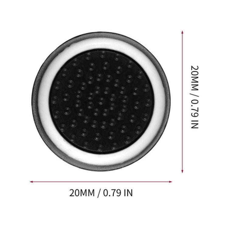 10 PCS Gamepad Silicone Luminous Button Cap Rocker Cap For PS5/PS4/PS3/ONE/360/PRO/series X/S(Bla...