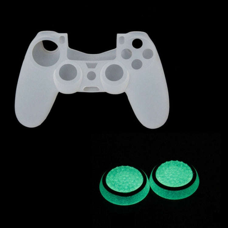 10 PCS Gamepad Silicone Luminous Button Cap Rocker Cap For PS5/PS4/PS3/ONE/360/PRO/series X/S(Tra...