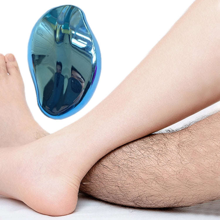 Manual Shaver Nano Gentle Epilator Foot Peeler, Color: Light Blue