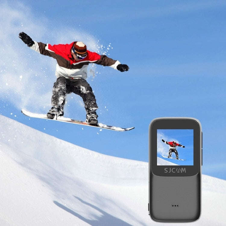 Thumb Action Camera 4K HD Anti-shake WiFi Camera(White)