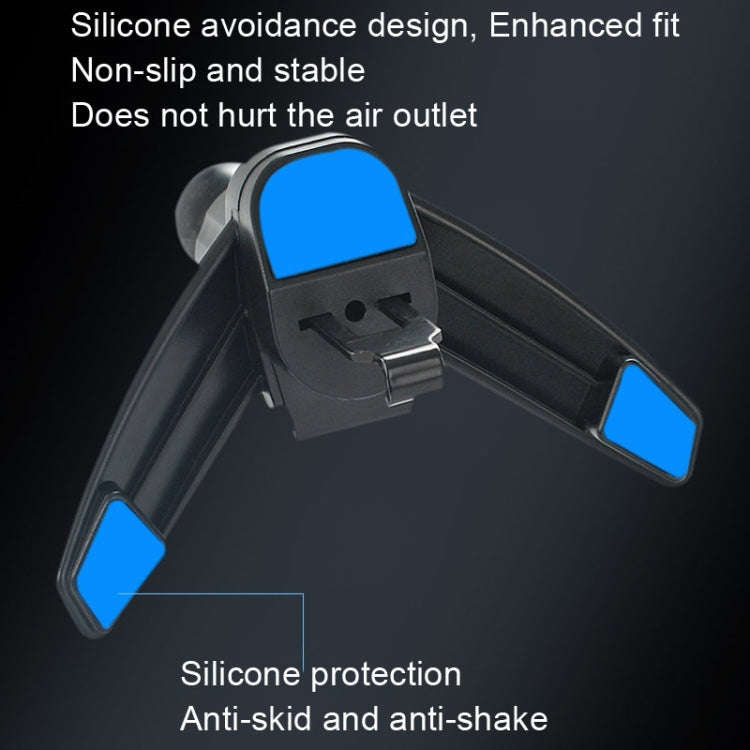 SUMITAP STH-S44Y Car Mobile Phone Double Head Magnetic Stand(Blue)