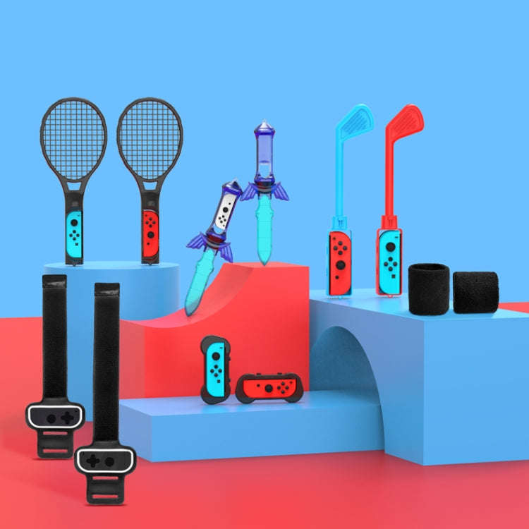 JYS JYS-NS241 12 In 1 Game Somatosensory Motion Accessories Set For Nintendo Switch(Black)