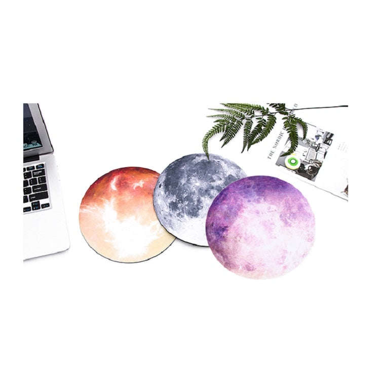 5 PCS Round Rubber Planet Mouse Pad(Mars)