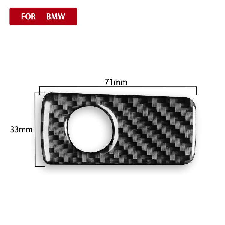 For BMW X1 F48/X2 F39 Left-Hand Drive Glove Box Handle Sticker(Black)