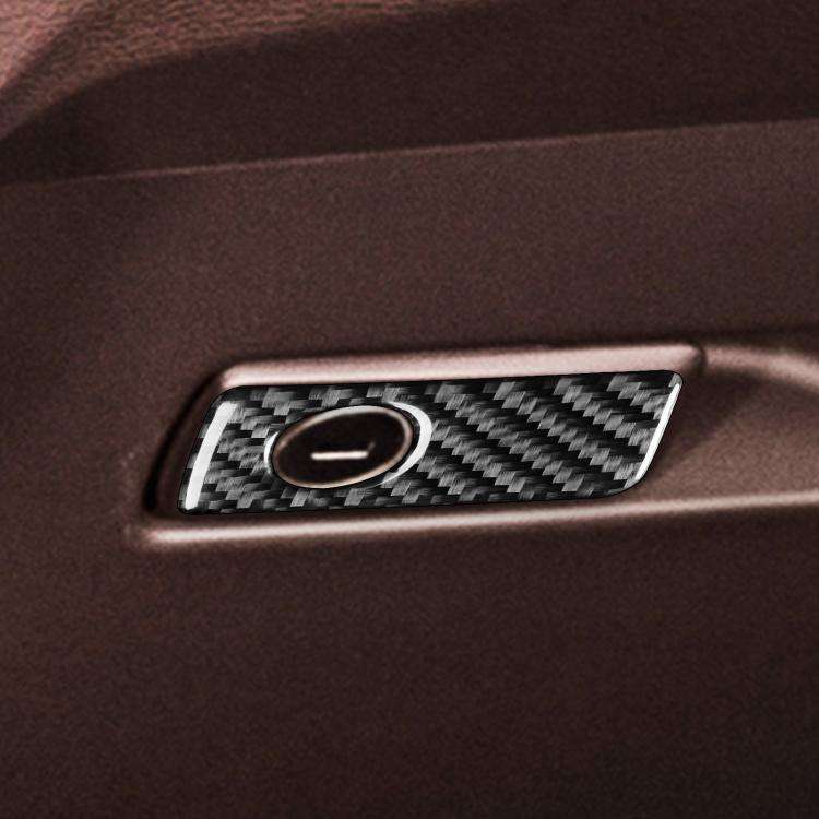 For BMW X1 F48/X2 F39 Left-Hand Drive Glove Box Handle Sticker(Black)